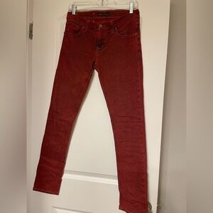 Women's Red Jeans